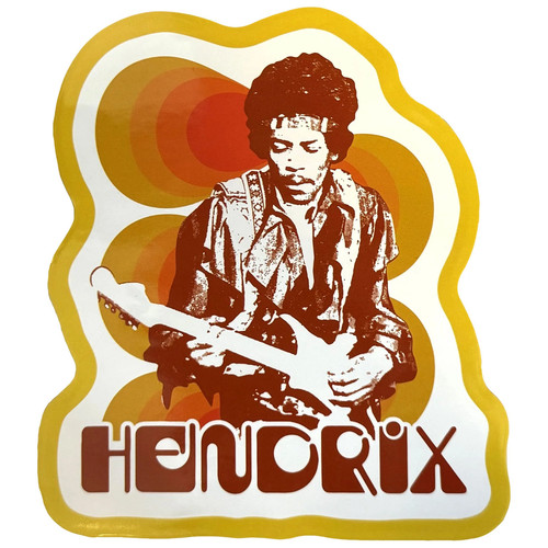Jimi hendrix sticker - sticker:,