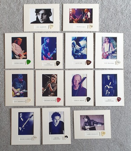 Guitar picks mounted - picks,
