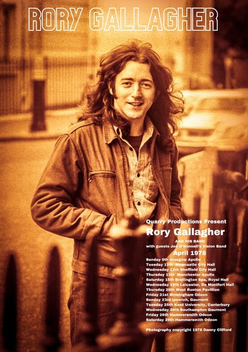 Rory gallagher guitar god - god, tour