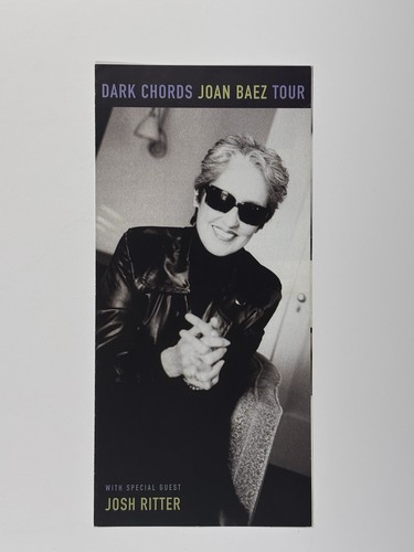 Joan baez flyer - flyer, dark
