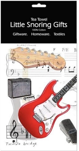 Electric guitar tea towel - electric,