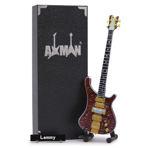 Lemmy bass guitar miniature - lemmy,